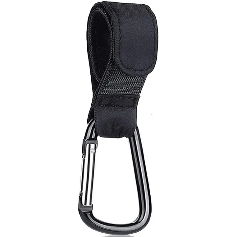 1-10 pièces crochets de poussette fermoir adhésif boucle boucle Clips mousqueton chariot organisateur sac à co