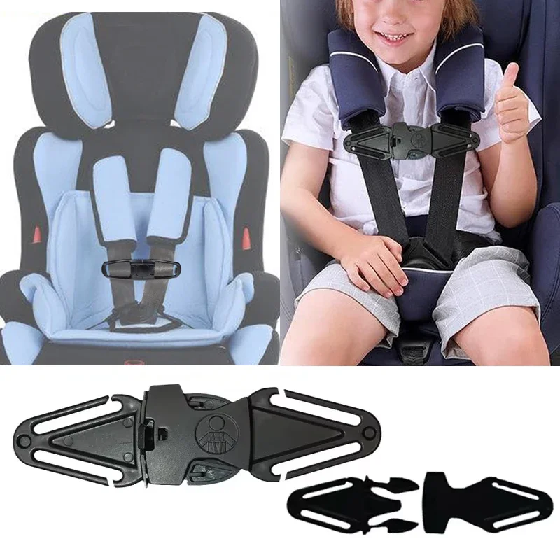 Ceinture de sécurité voiture enfant fixation boucle positionnement ajusteur poussette bébé accessoire boucle v