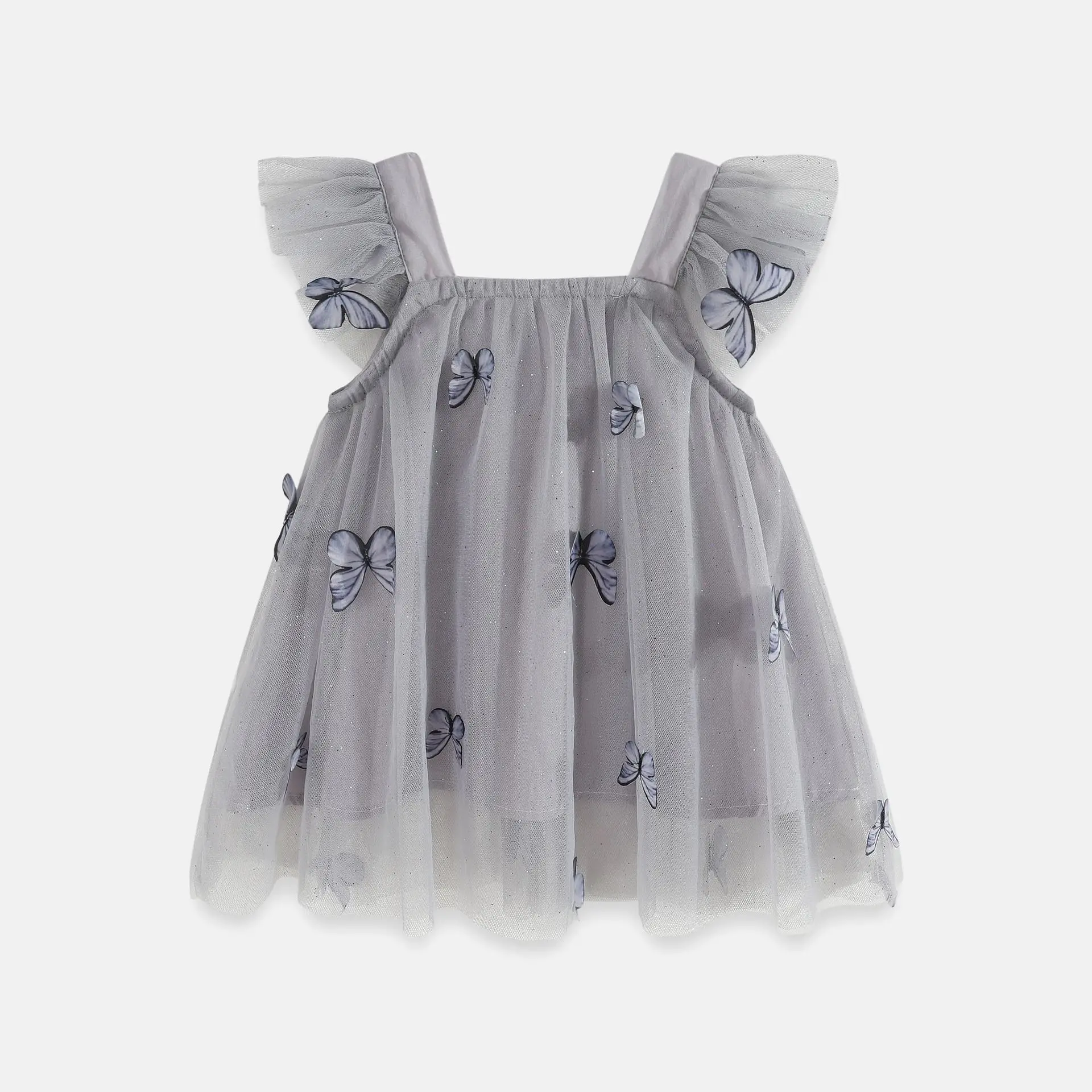 Robe tutu en tulle pour bébé fille manches volantes 36 ans robe de