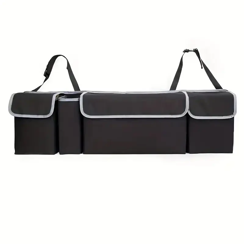 Organisateur coffre voiture 4 poches sac rangement siège arrière sangles réglables multifonctionnel durable qu