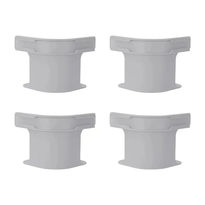 Ensembles d'adaptateurs en plastique gris pour tuyauterie jardinage et drainage 4 pièces design simple et fonc