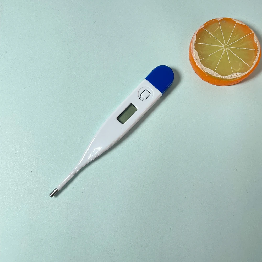 Thermomètre bébé adulte numérique portable精确 fièvre froid aisselles oral corps tête soins sains design sombre 