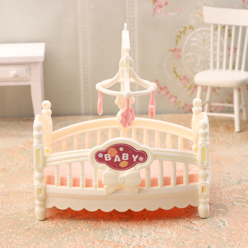 Berceau pour poupée miniature accessoire de jeu éducatif jouet en