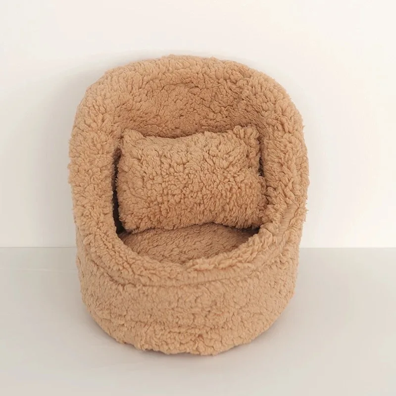 Fauteuil peluche pour animaux de compagnie confort douillet pour chiens
