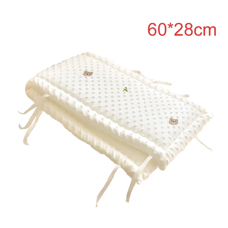 Parechocs de lit bébé doux motifs animaux 60 cm protecteur de berceau