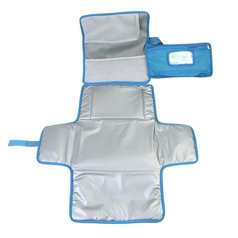 Matelas à langer portable bébé tapis imperméable poches rangement surface hydrophobe design moderne pratique p