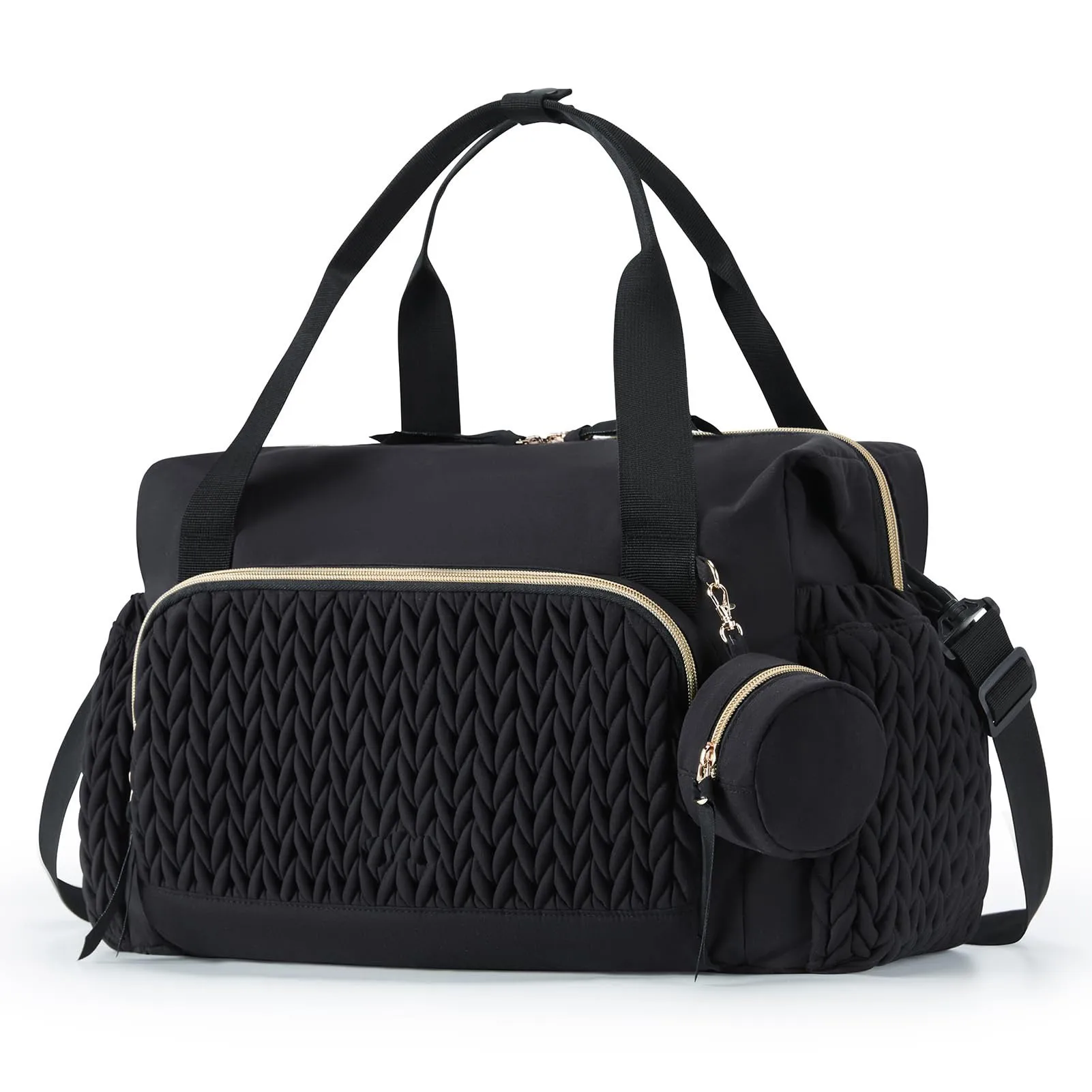 Sac à couches bébé Polyester/Nylon voyage sac à main grande capacité décontracté design moderne idéal pour les