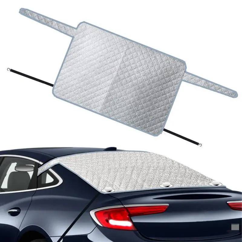 Couverture paresoleil coffre voiture protection rayons UV résistance chaleur excessive aluminium double couche