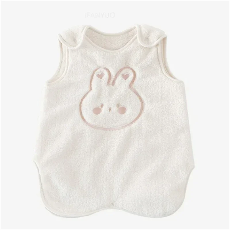 Sac de couchage bébé hiver 2023 doux peluche garçon fille mode ours lapin 01 ans sécurité confort