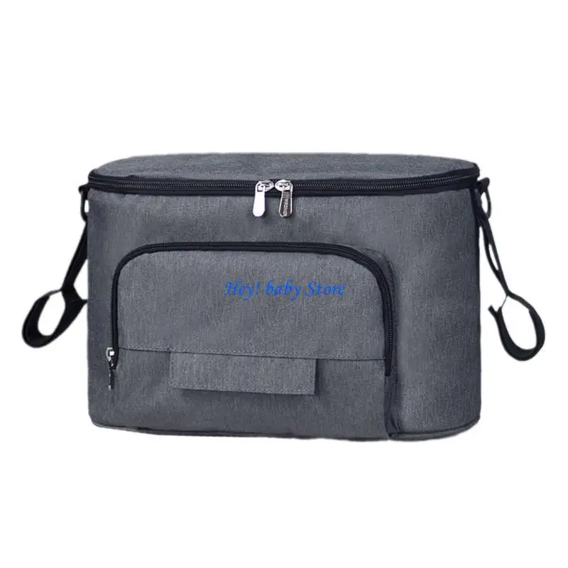 Hoy! Baby Store Sac à langer polyester portable multifonctionnel bébé 06 ans gris foncé