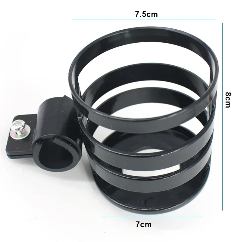 Portegobelet universel noir pour poussette chariot bébé vélo et accessoires de buggy Design moderne et sécurit