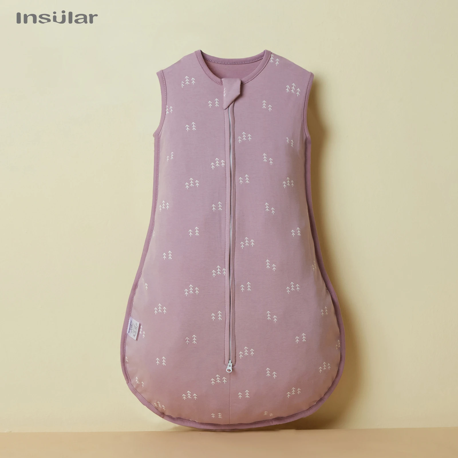 Gigoteuse sans manches en coton pour bébé sac de couchage doux et sécurisant design moderne 13 ans marque Insü