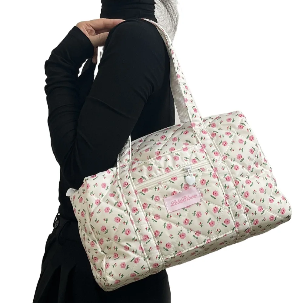 Sac de rangement poussette style coréen multipoches organizer couches voyage grande capacité sac à fleurs pour