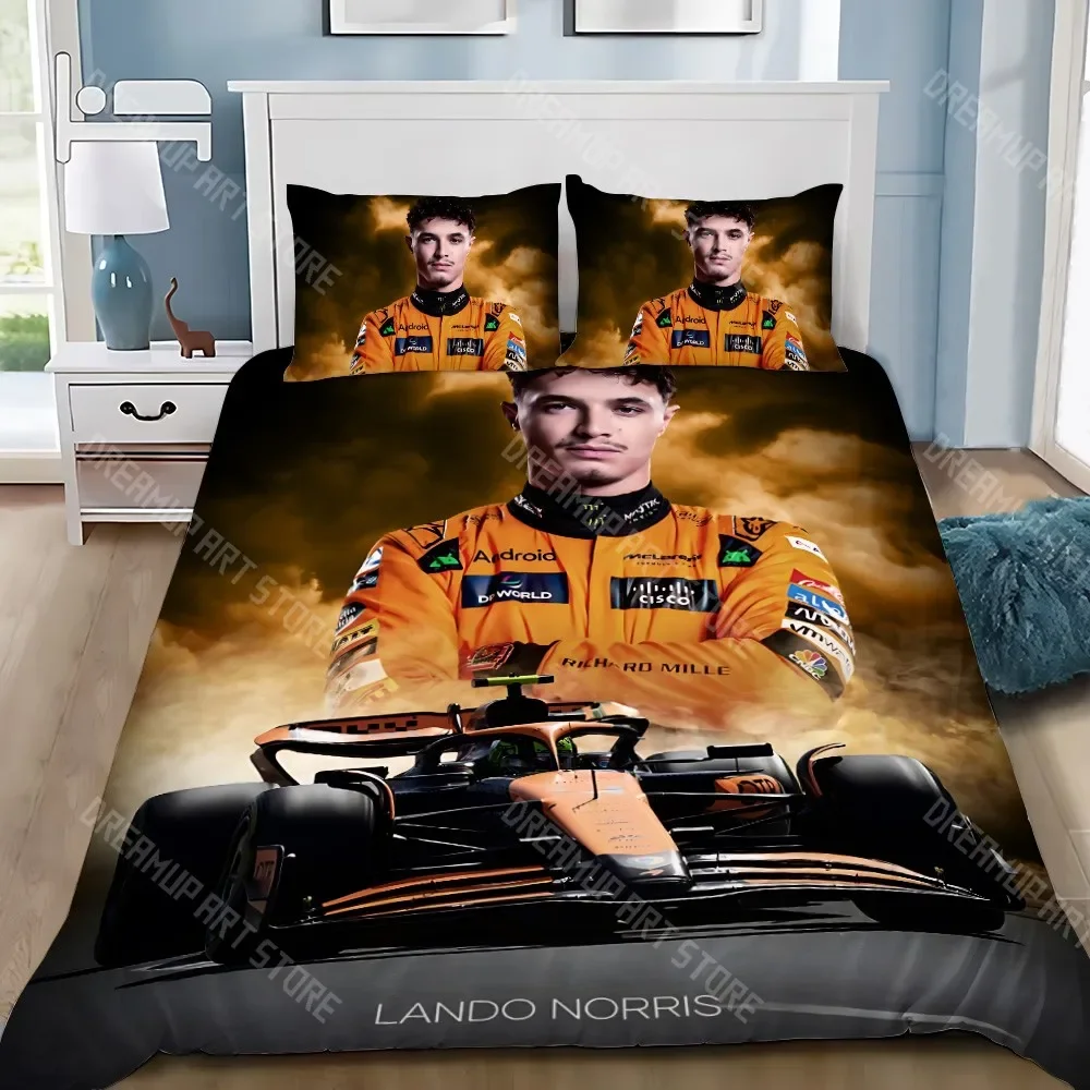 Ensemble literie Formule 1 Lando Norris couette et taies d'oreiller