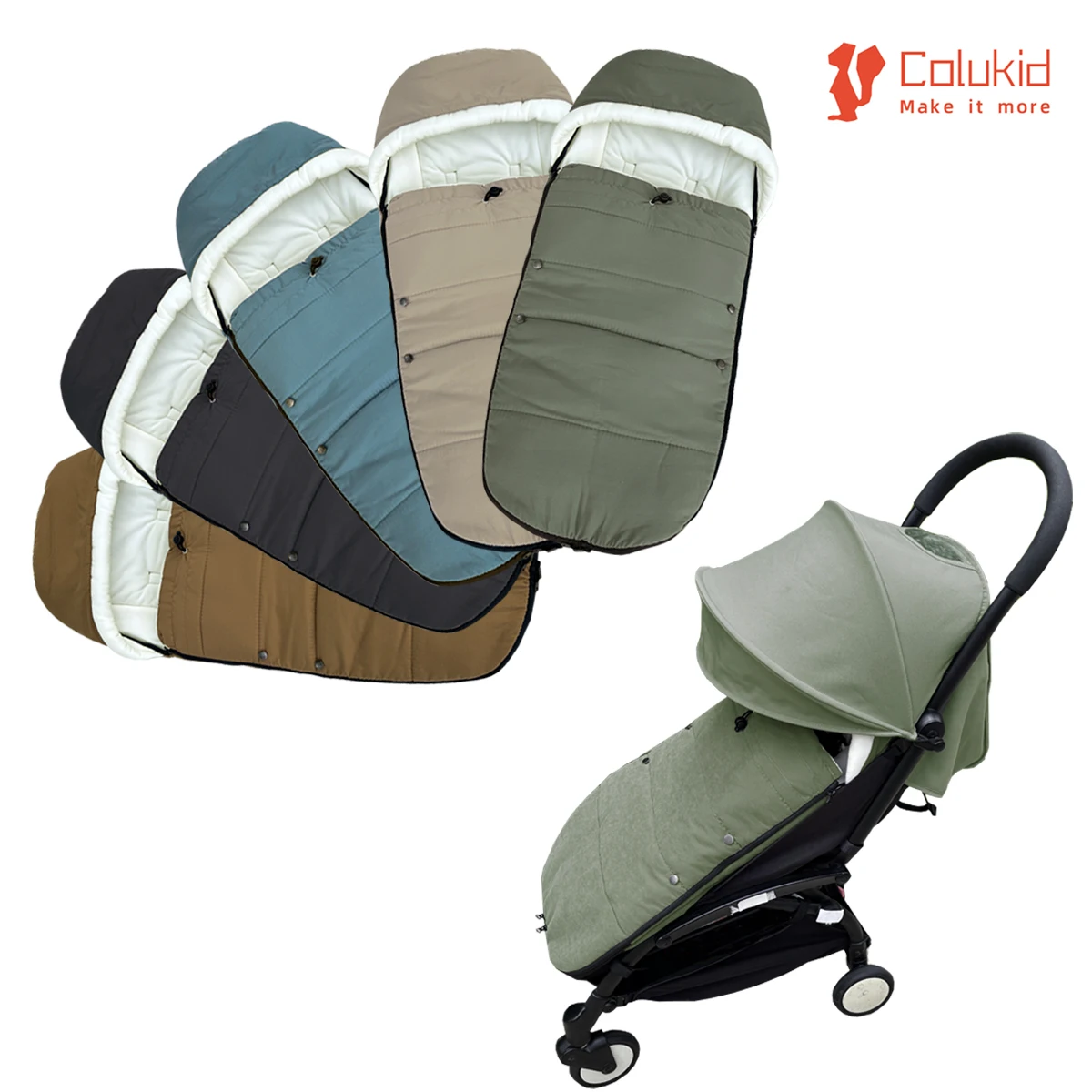 Accessoires universels pour poussette chaussettes chaudes compatible Babyzen YOYO YOYO YOYO2 Stokke YO3 Bugabo