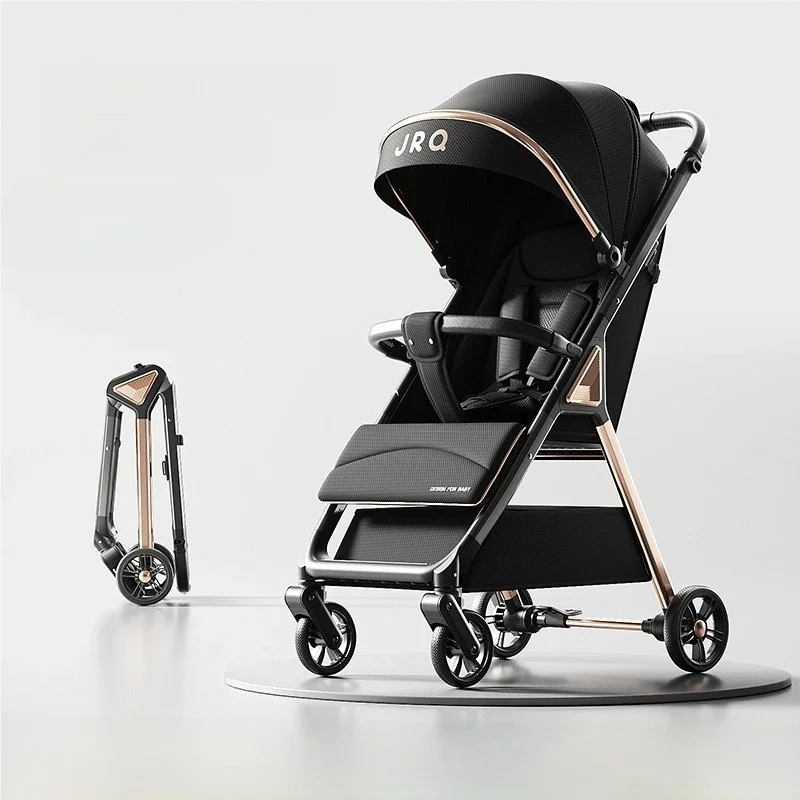 Poussette bébé légère facile à plier compacte portable pour voyage avion enfant sécurité pratique confort desi