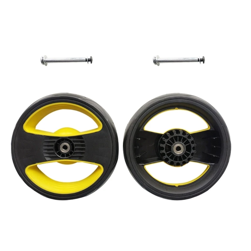 Roues de remplacement en plastique pour trottinette scooter enfants adolescents design sportif adhérence antid