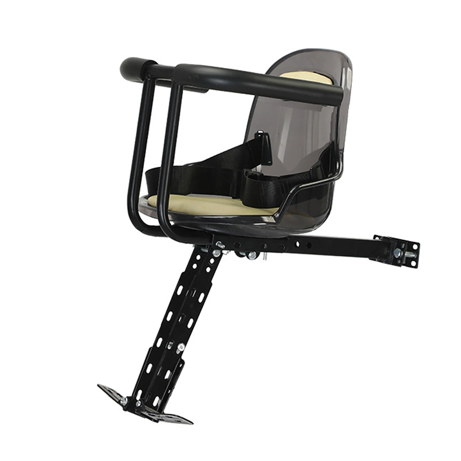 Siège de vélo pour enfant montage avant sécurité harnais confort design