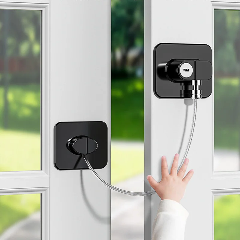 Serrure de porte fenêtre pour enfants, Protection de sécurité pour réfrigérateur, casier, tiroir, armoire, pro