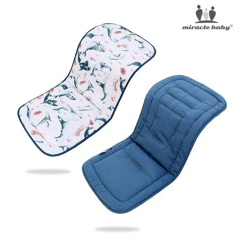 Coussin de siège bébé Miracle Baby Matelas rembourré pour poussette voiture chaise haute Design ergonomique mo