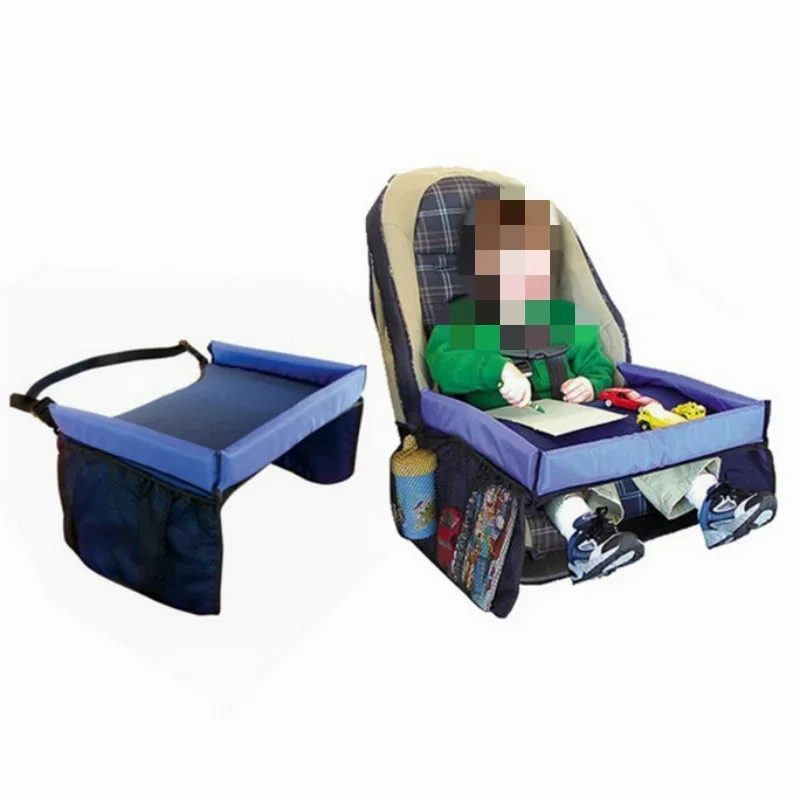 Siège de voiture bébé tapis d'activités plateau de voyage rangement storage jouets portables étanche
