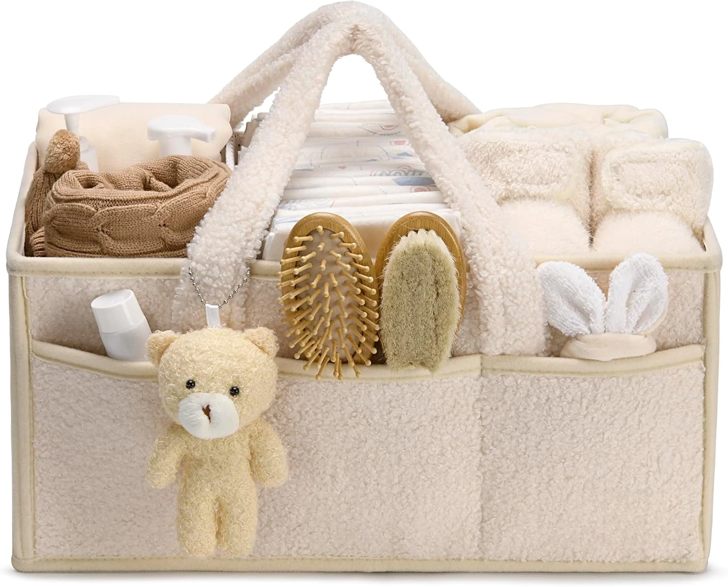 Organisateur de caddie à couches pour bébé, pour Table à langer, empiloirs et caddies en peluche, sac à couche