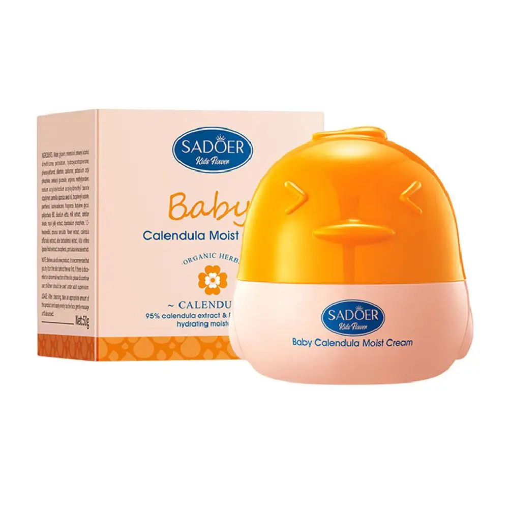 Crème hydratante bébé SADOËR Kids Flower 50g apaisante calendula 95%