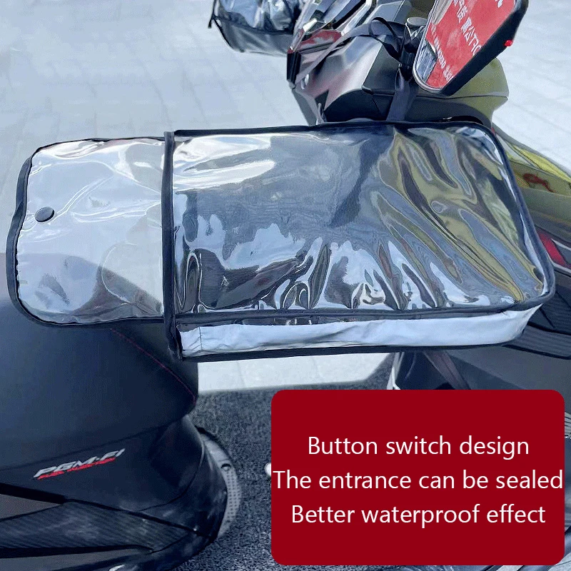 Manchons de guidon moto hiver mitaines imperméables gants chauds bébé