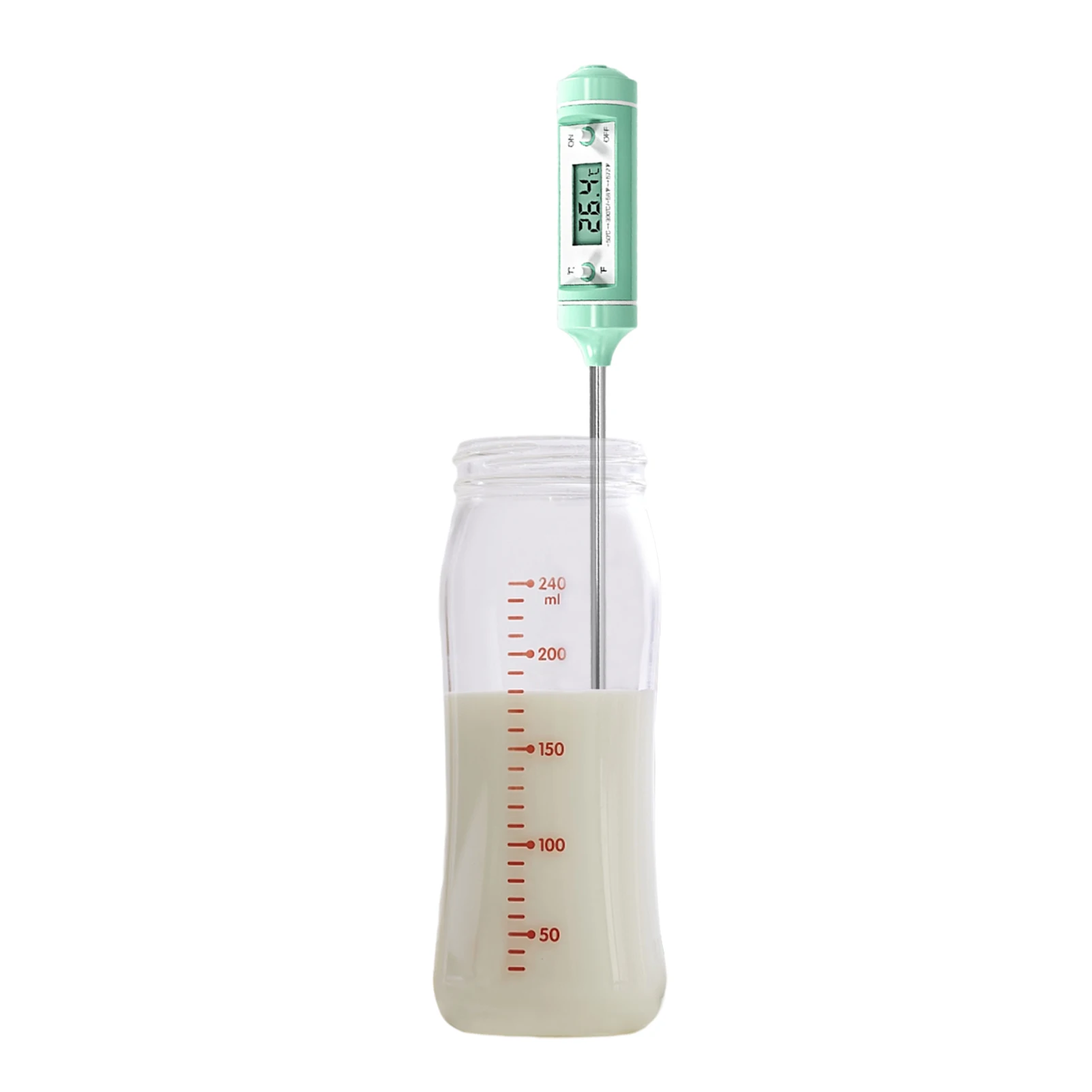 Thermomètre numérique intelligent pour bouteille bébé mesure précise lait eau cuisine électronique design mode