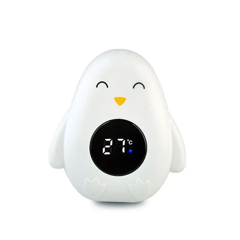 Compteur de température numérique pour bébé thermomètre d'ambiance pingouin design animé surveillance températ