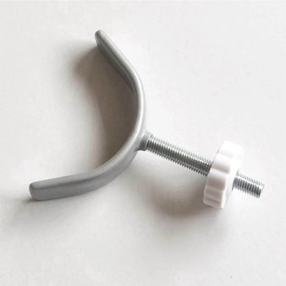 Barre de porte de sécurité pour bébé fixe avec verrouillage en métal et plastique ABS design moderne et sécuri