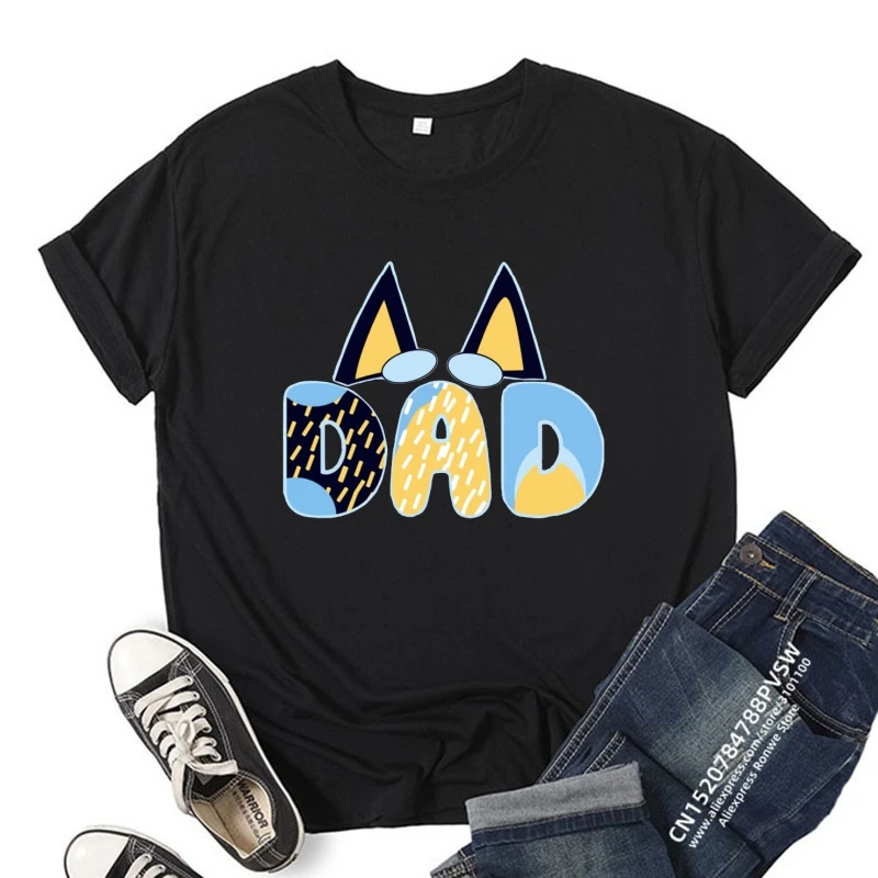Vêtements assortis pour la famille papa spinal et moi, look d'anime de dessin animé, t-shirts maman et moi, te