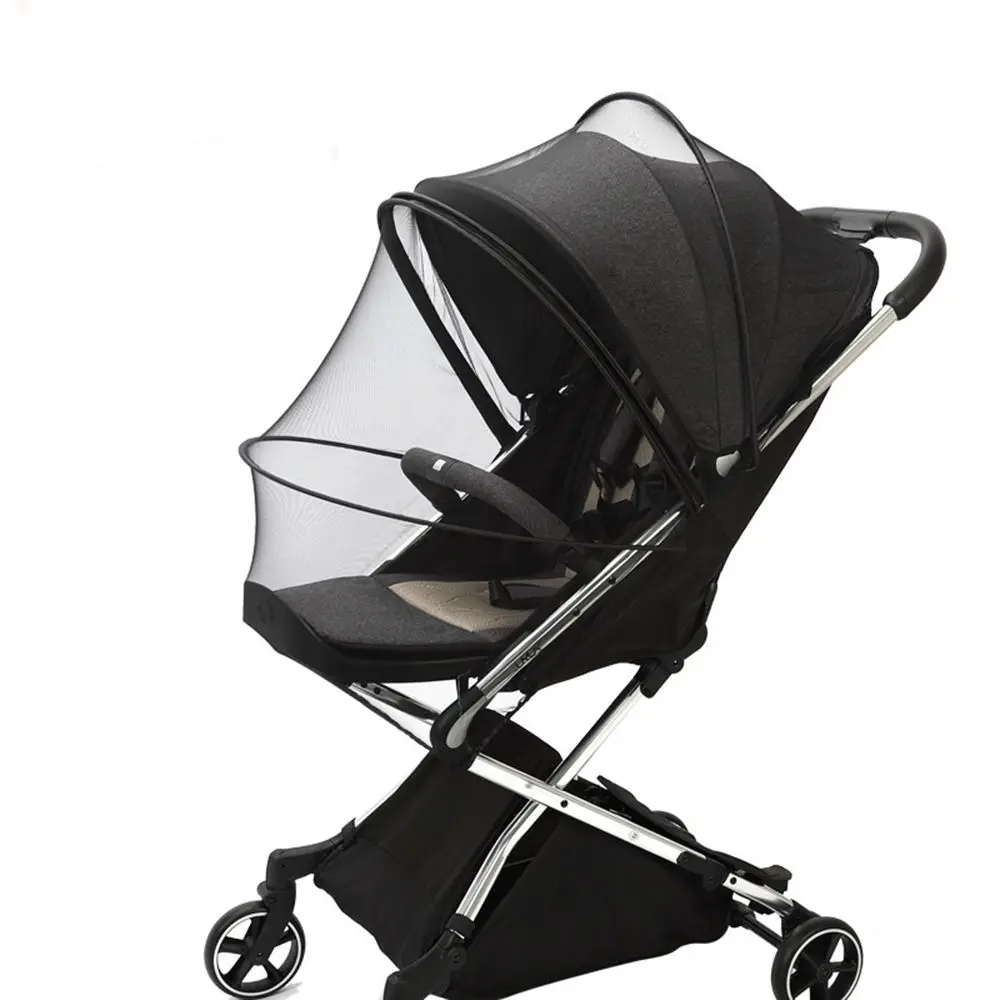 Moustiquaire couverture complète pour bébé housse de siège voiture poussette berceau filet extensible double u