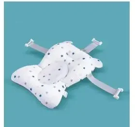 Tapis de soutien de siège de bain bébé oreiller baignoire doux confortable ergonomique antidérapantปลอด sécuri