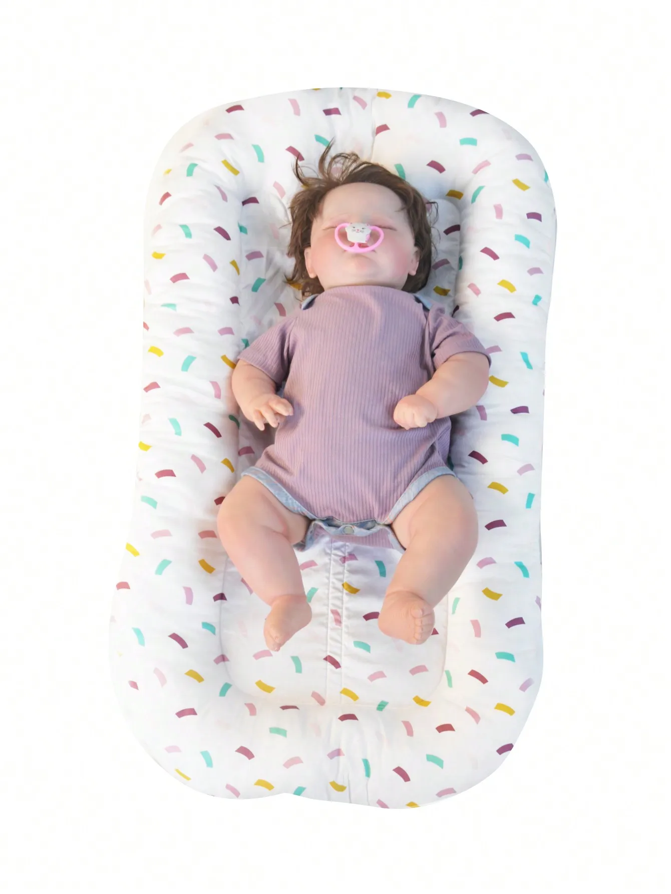 Berceau de bébé au lit motif imprimé de dessin animé portable