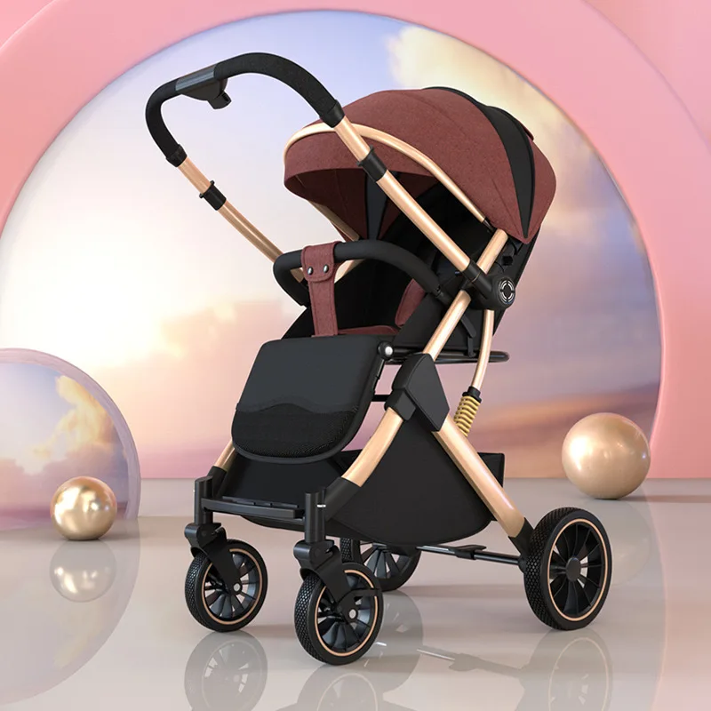 Poussette légère pliable pour nouveauné 036 mois certification 3C matériau haute qualité bébé maman portabilit