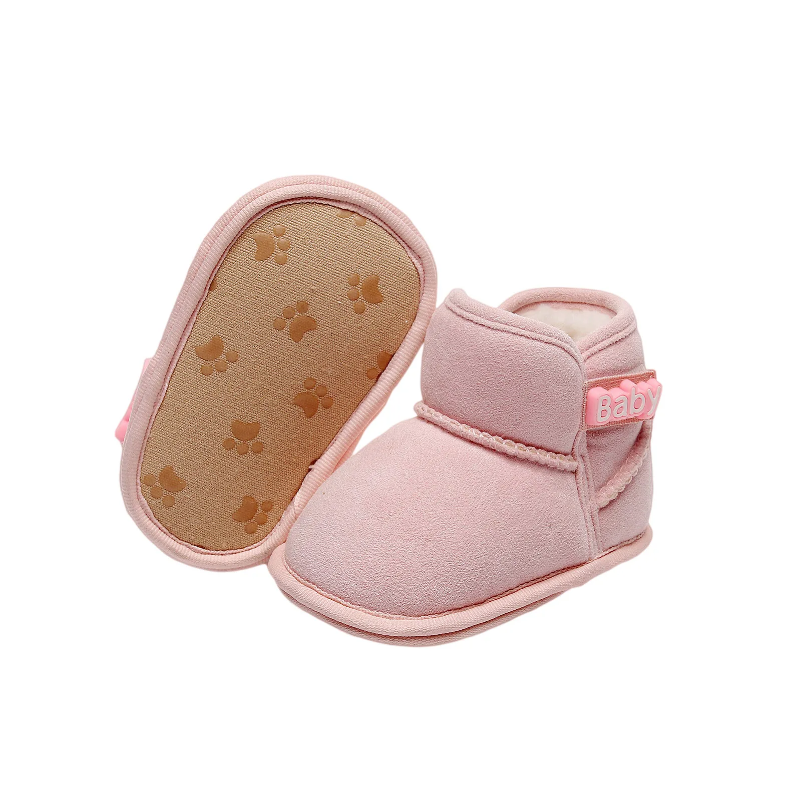 Bébé filles garçons hiver bottines antidérapant nouveauné chaussures de neige fond souple polaire chaud appart