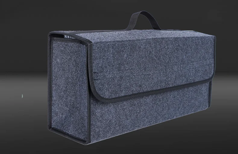 Organisateur coffre voiture en feutre souple sac rangement antidérapant boîte organisation design moderne styl