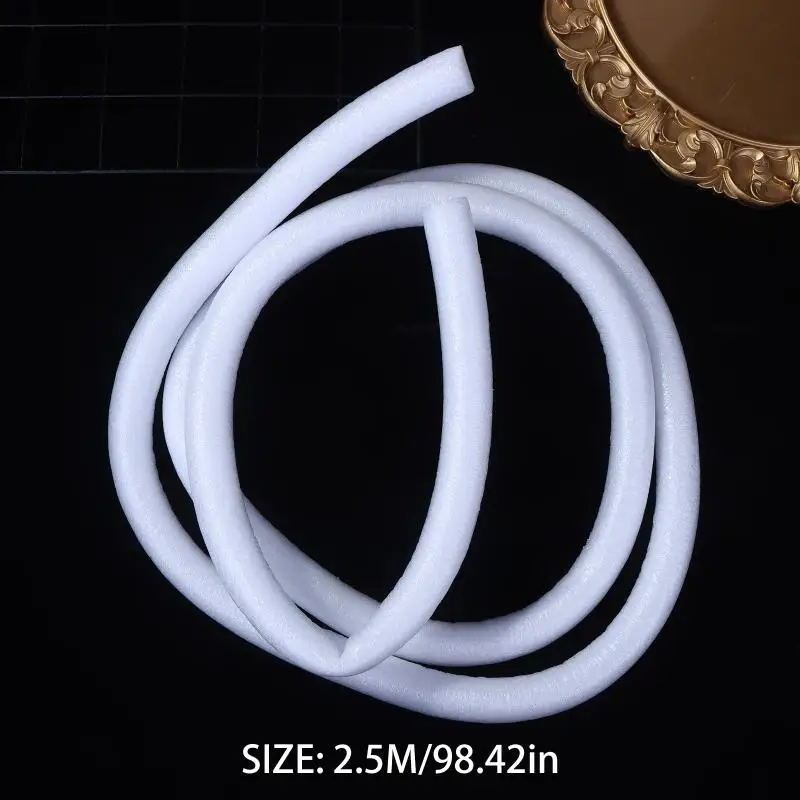 Rouleau de mousse isolante 2.5m blanche pour emballage construction bricolage matériaux protecteurs résistants