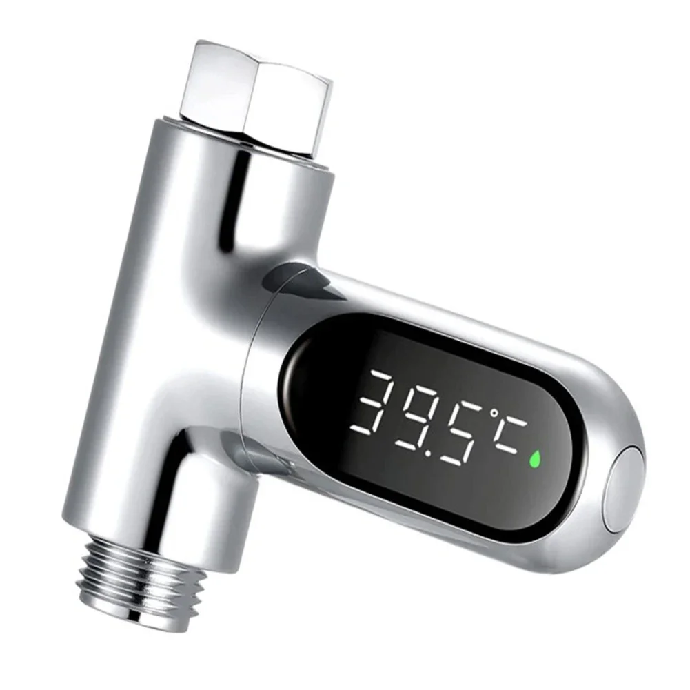 Thermomètre d'eau de bain bébé thermomètre numérique LED 360° écran rotatif mesures 0100°C design moderne faci