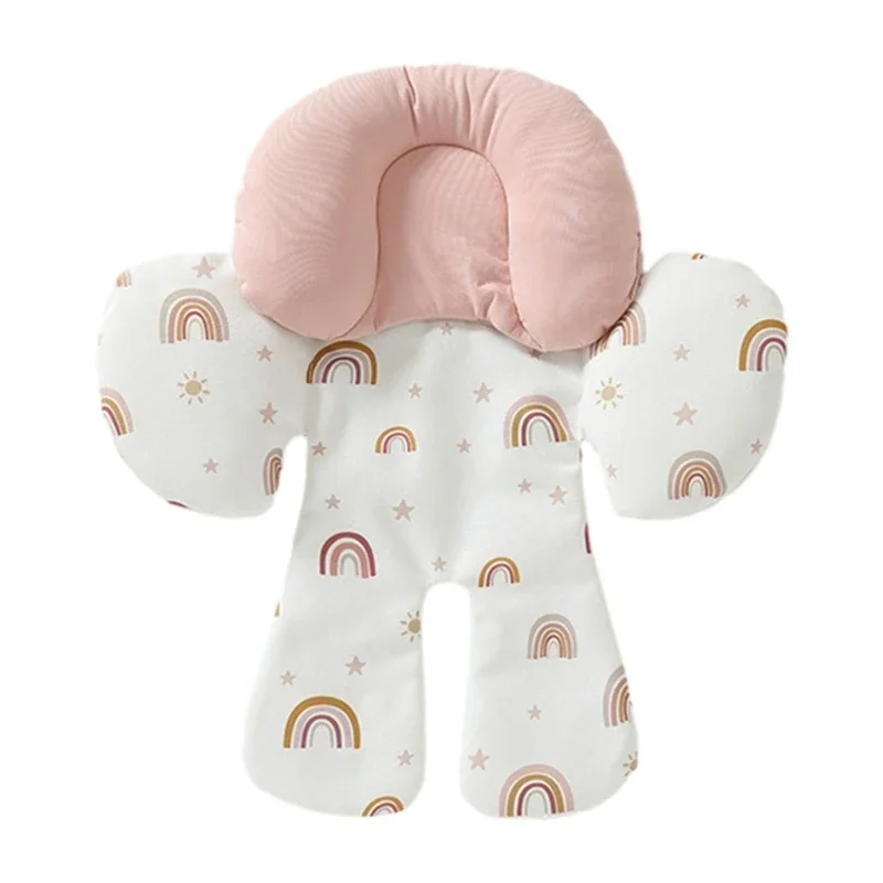 Coussin de siège poussette respirant pour bébé support tête et cou doublure confortable 036 mois accessoire bé