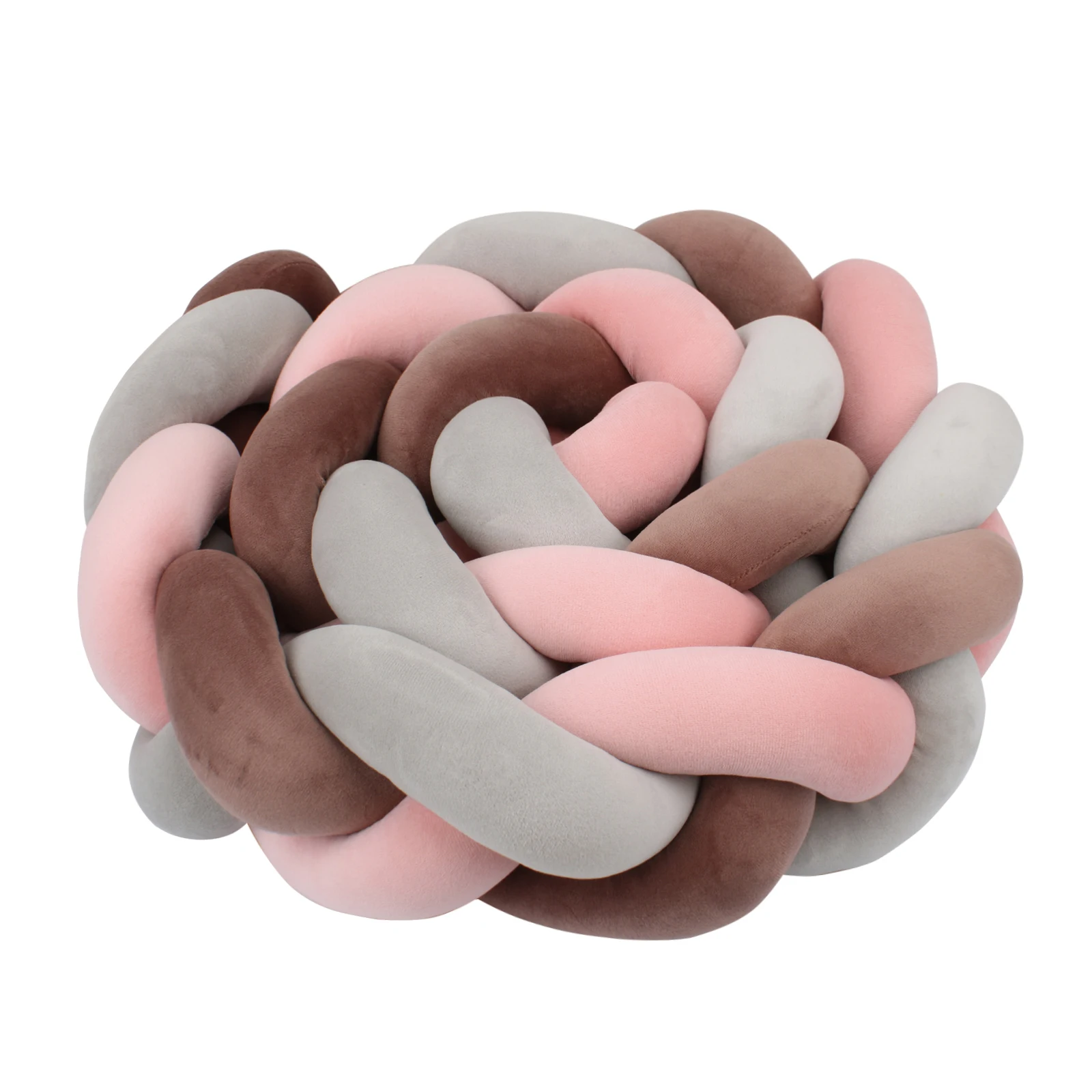 Bumper de berceau tressé en tissu doux protection pour coussin bébé décoration chambre tour de lit enfant styl