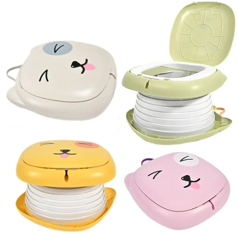 Organisateur de câbles enfant portable en plastique avec visages animés rangement pratiques et ludiques pour e