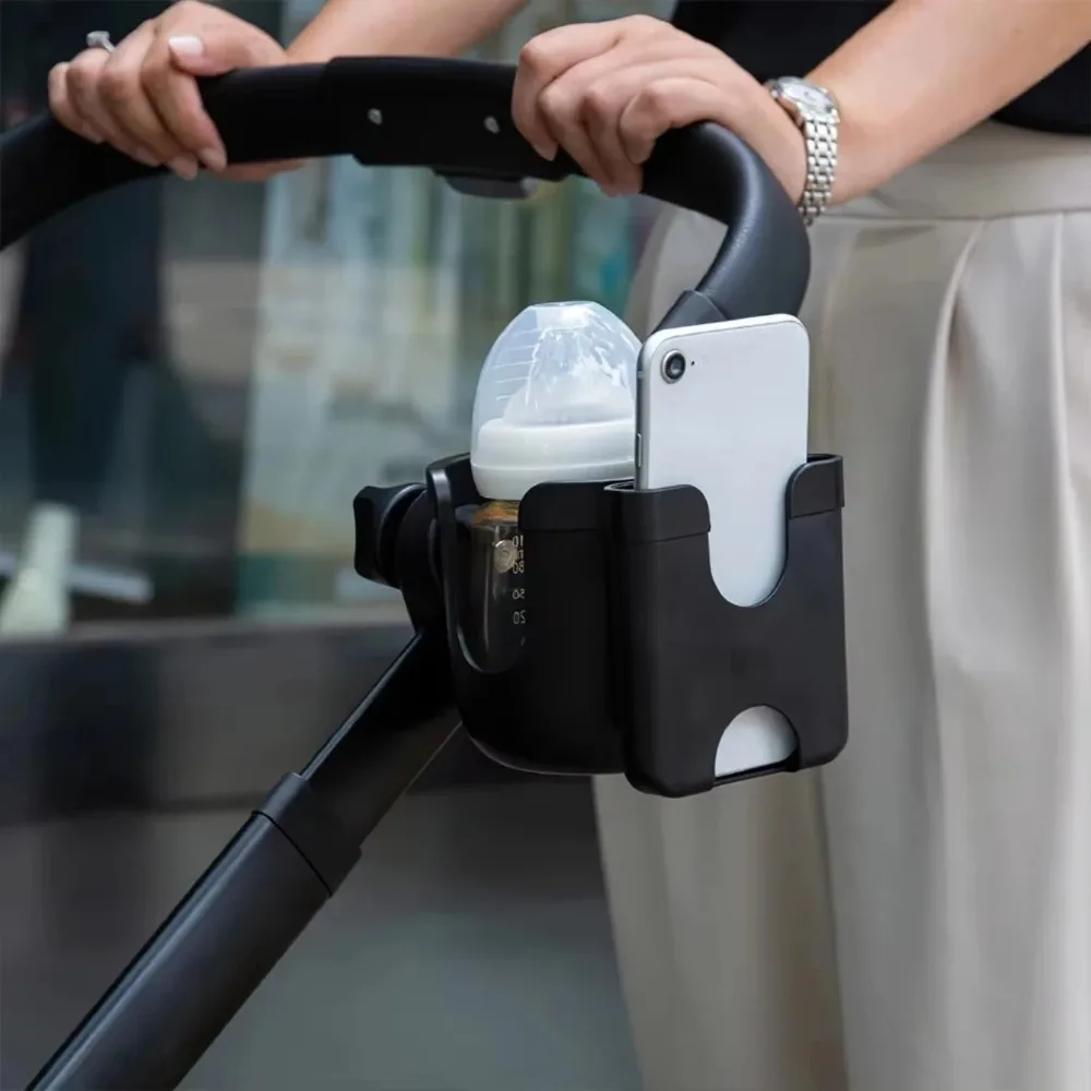 Portegobelets antidérapant pour landau et poussette accessoire pratique bébé support téléphone portable design