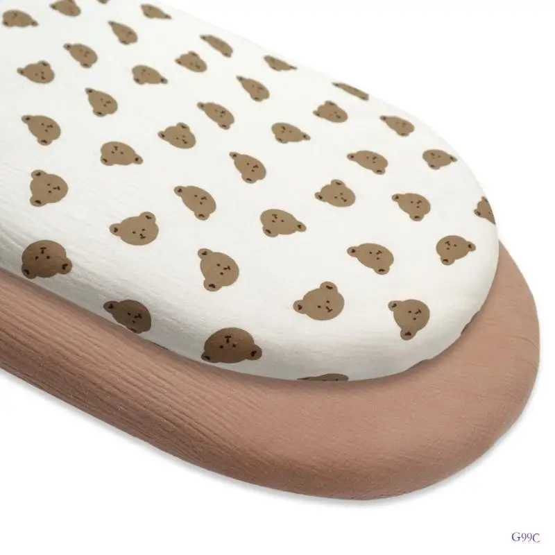 Couvrelit bébé en coton polyester doux et respirant set de 2 fixe amovible couleur uni 13 ans
