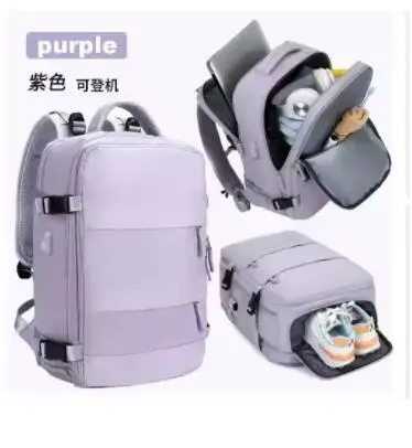 Sac étanche pliable sac à dos portable sac ultraléger pour randonnée voyage quotidien 20L compartiment chaussu