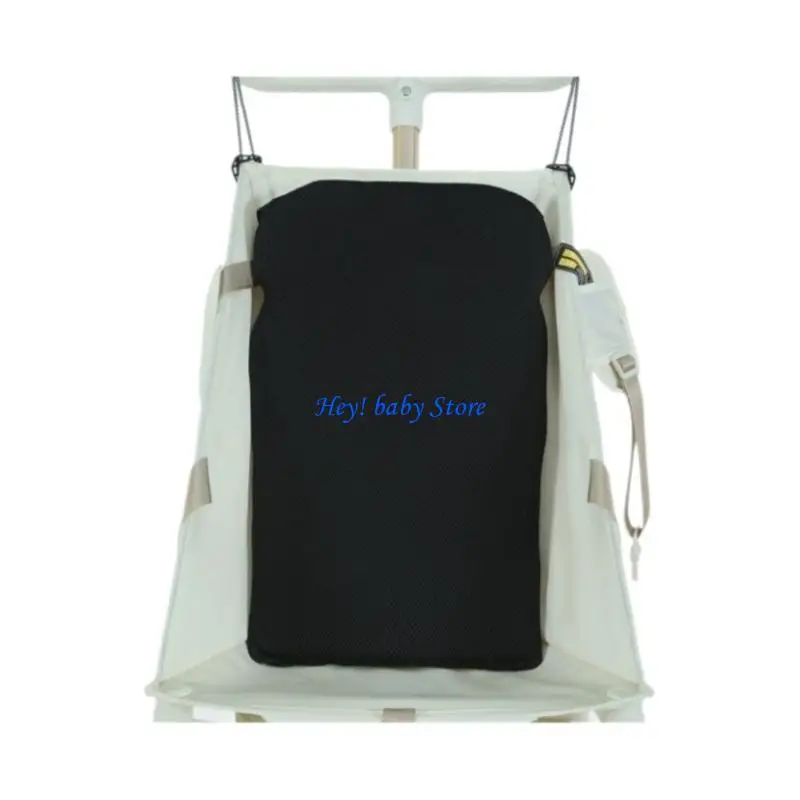 Supporteur de posture assise pour poussette bébé Q1FE Remplacement chariot Confort et sécurité Noir