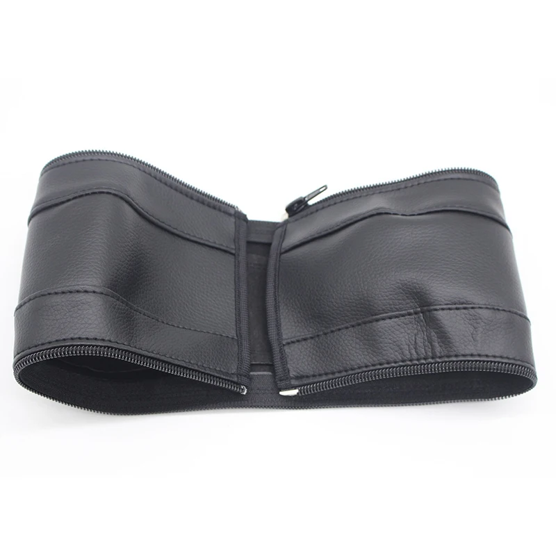 Ceinture de soutien sportif en cuir PU support abdominal fitness workout bienêtre maintien lombaire design mod