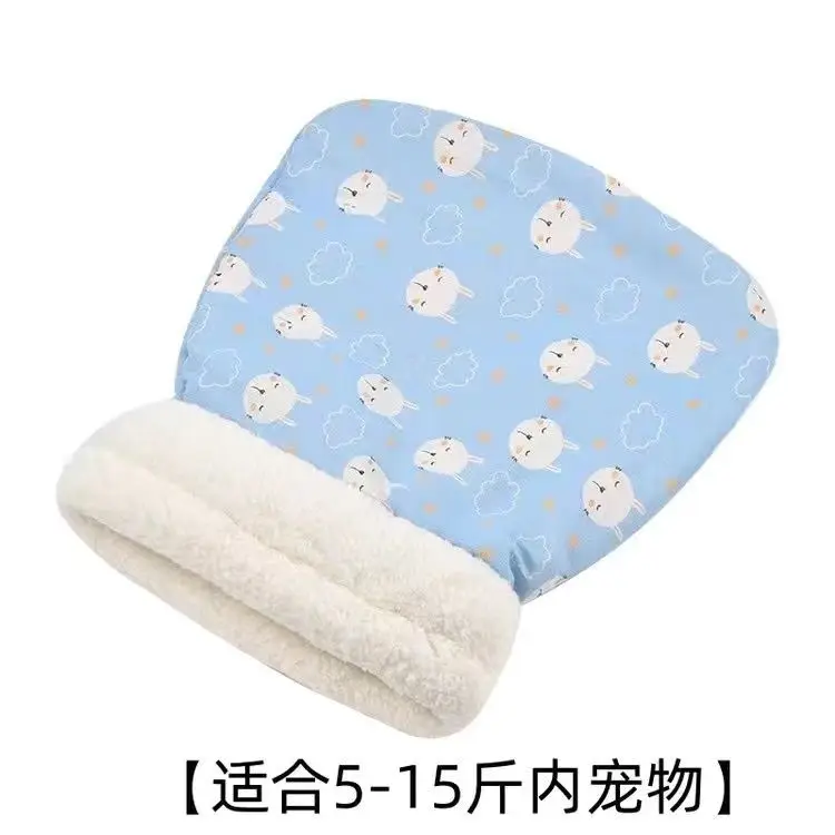 Couverture pour chat lit fermé chaud en hiver fourrure imitation douce design animal confort bébé chaton 515kg