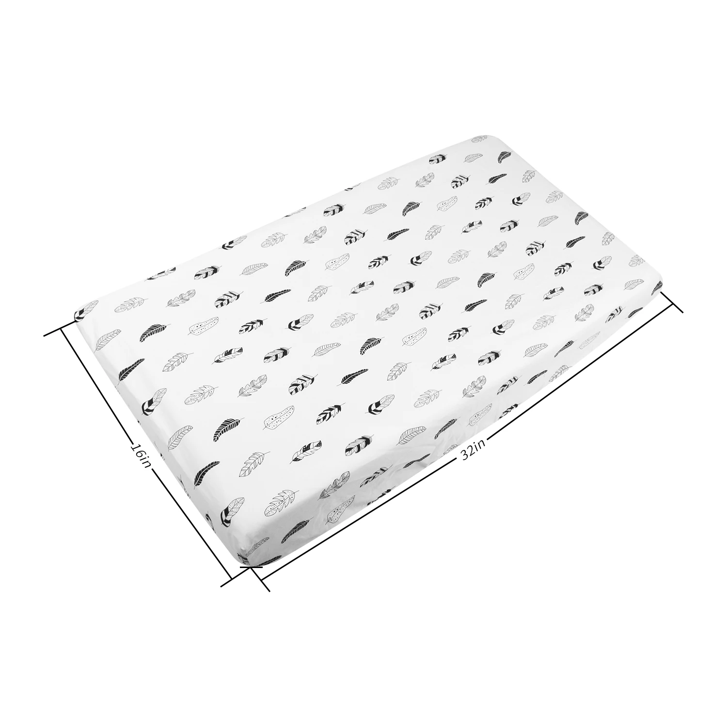 Housse de matelas à langer réutilisable respirante douce en coton pour nouveauné tapis à langer pour bébé desi